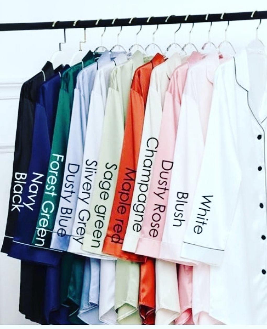 Adults Silk Shorts & Shirt Pyjamas