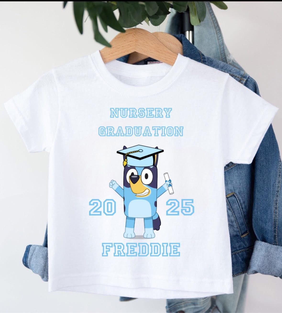 Bluey Nursery Graduation T/Shirt