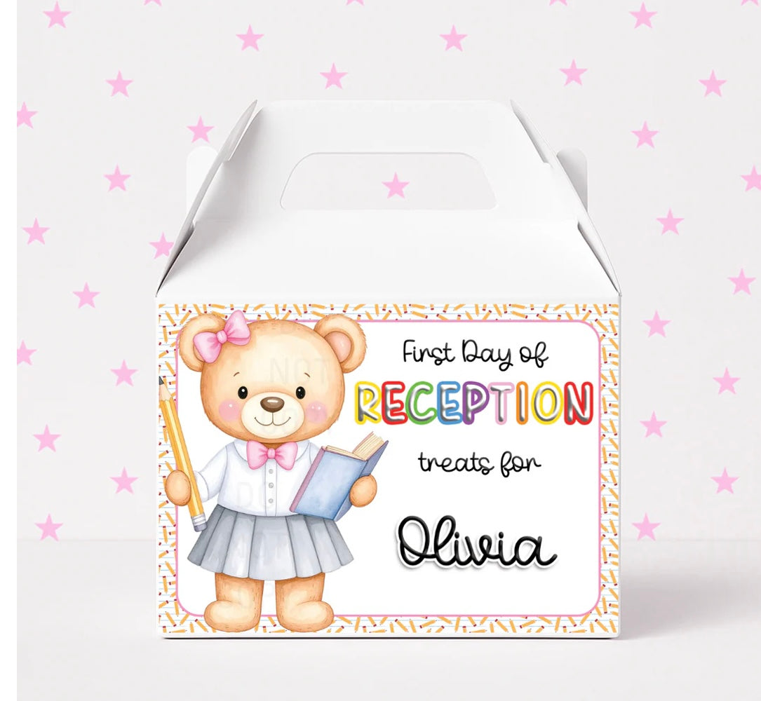 First Day at Reception Treat Box
