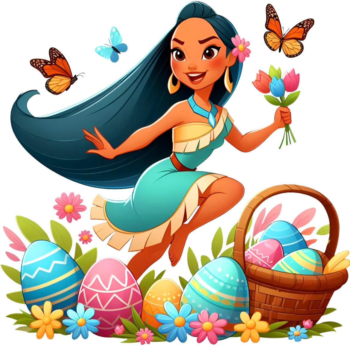 Disney Princess Easter Tops (12 designs)