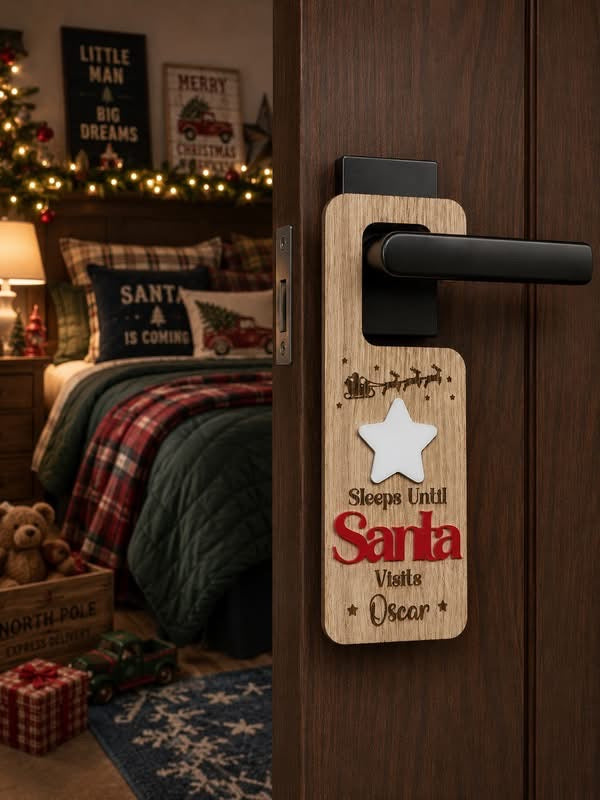 Door Hanger Christmas Count Down