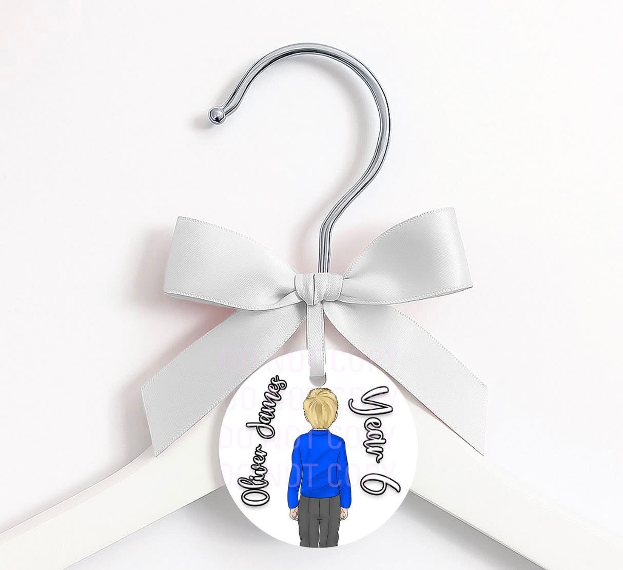 School Uniform Hanger Tag