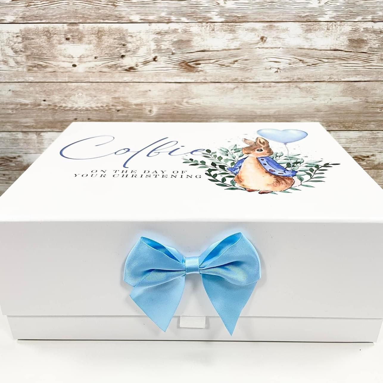 Baptism / Christening day - Gift Box Peter Rabbit