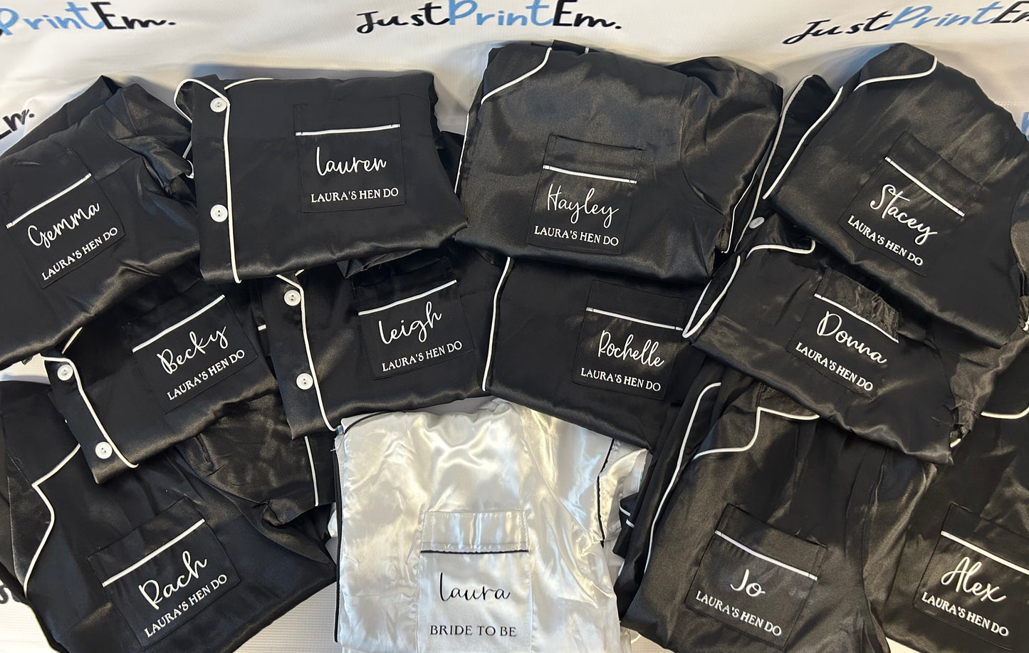 Hen Party Silk Pjs
