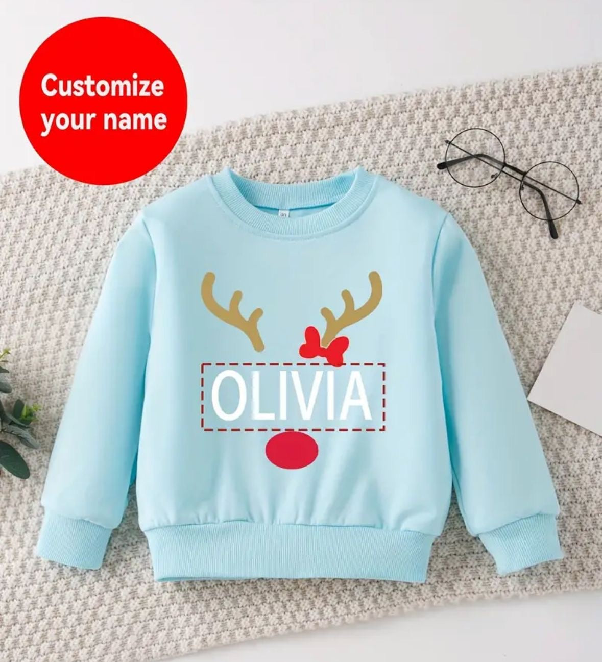 Reindeer Children's Christmas Jumper