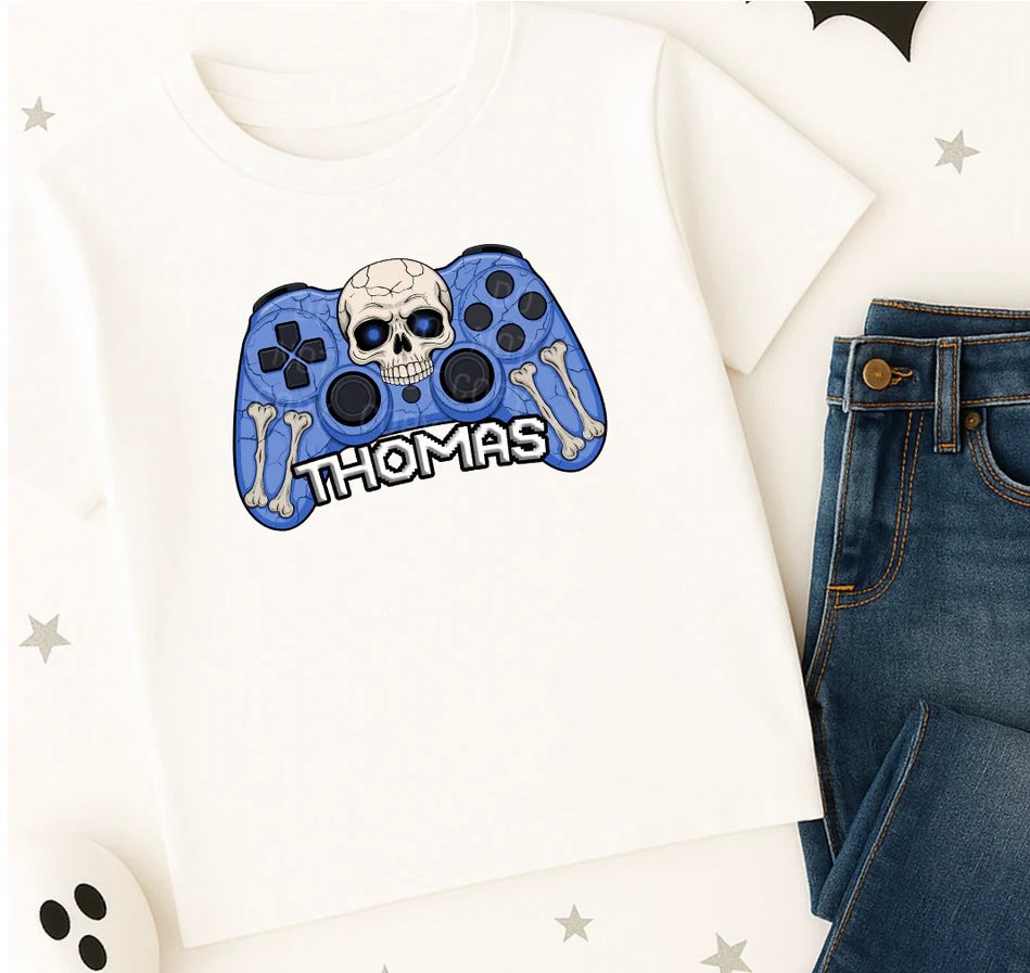 Gamer - White T/Shirt - Long Sleeve Top - Jumper - Hoody