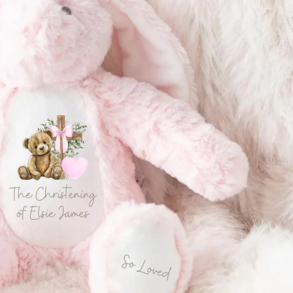 Christening / Baptism - Bunny & Bear