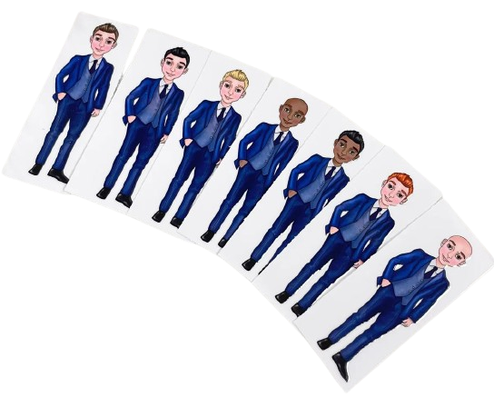 Prom - Plastic Flutes 1pc Male