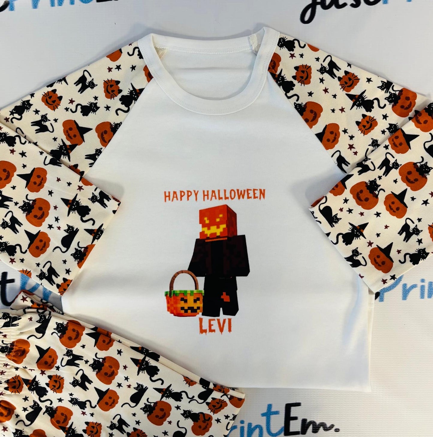 Minecraft Halloween Pjs