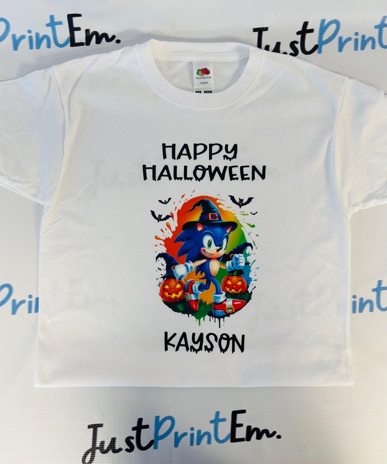 Mixed Halloween Design - White T/Shirt - Long Sleeve Top - Jumper - Hoody