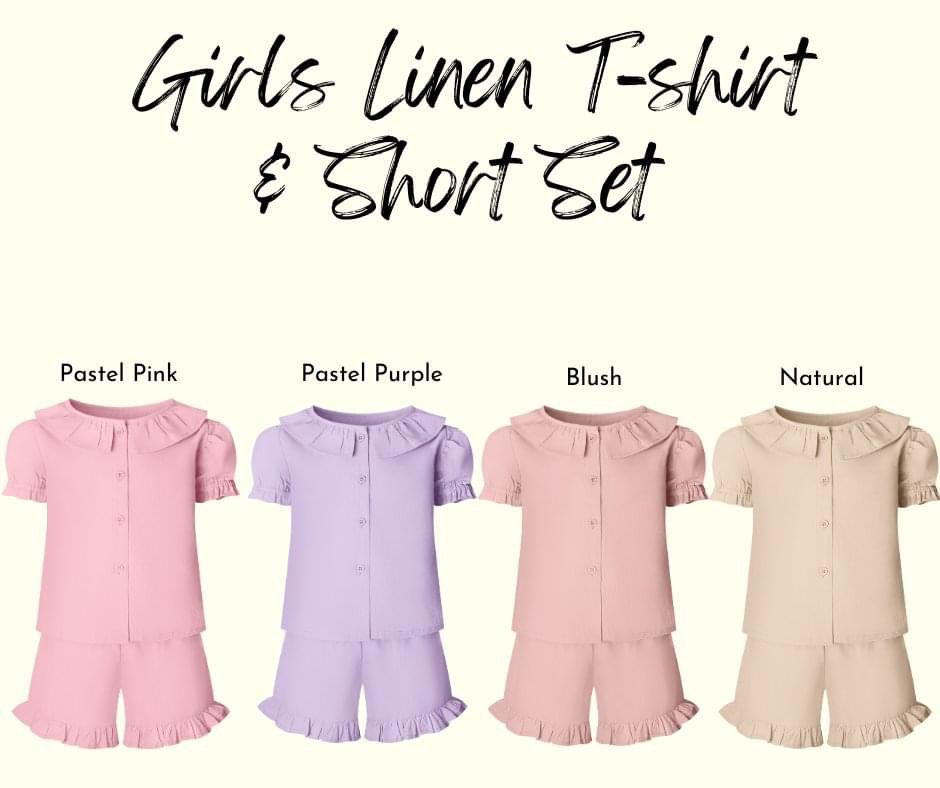 Linen Short Sets