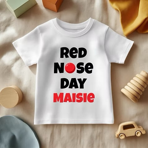 Red Nose Day - White T/Shirt - Long Sleeve Top - Jumper - Hoody