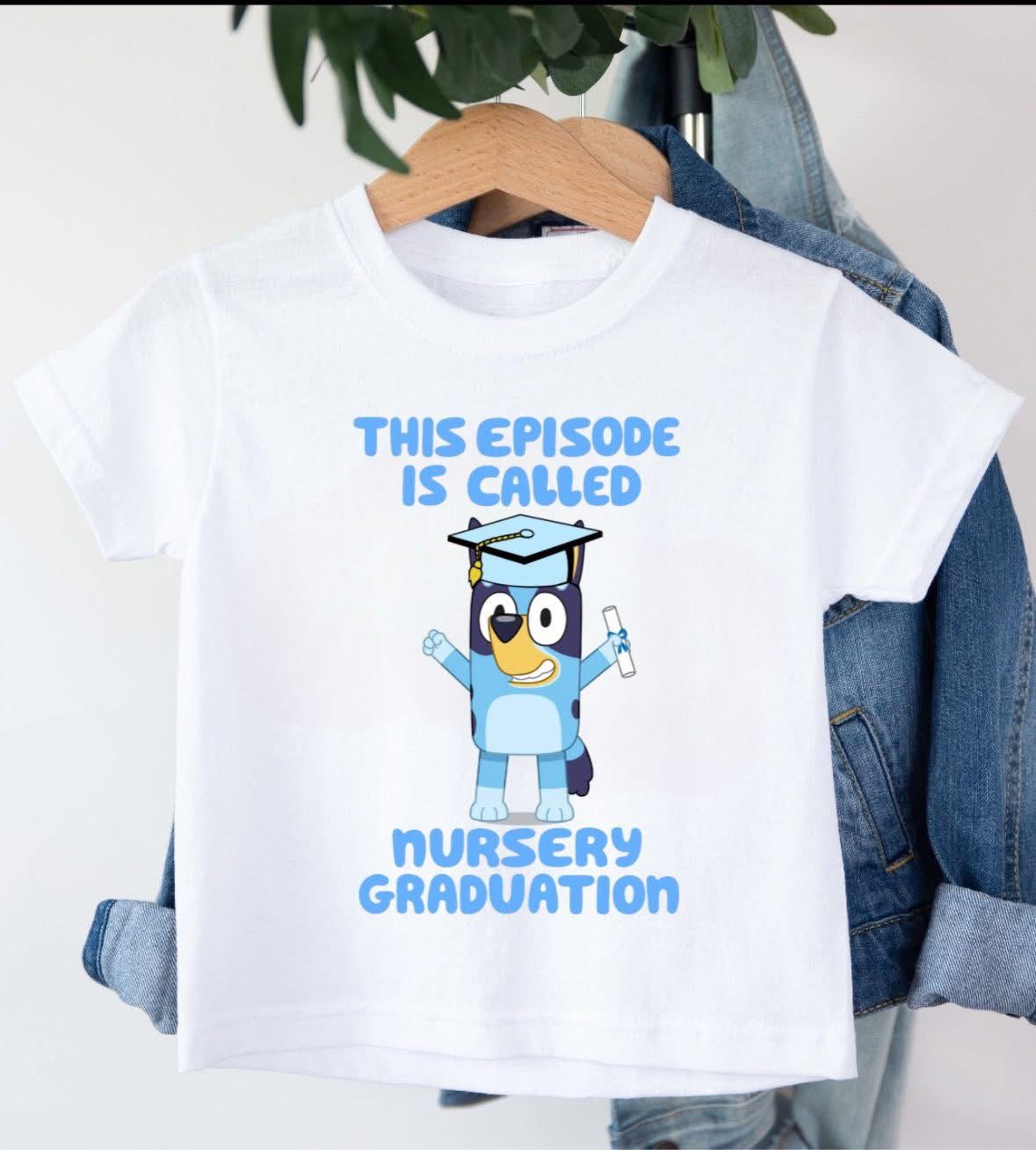 Bluey Nursery Graduation T/Shirt
