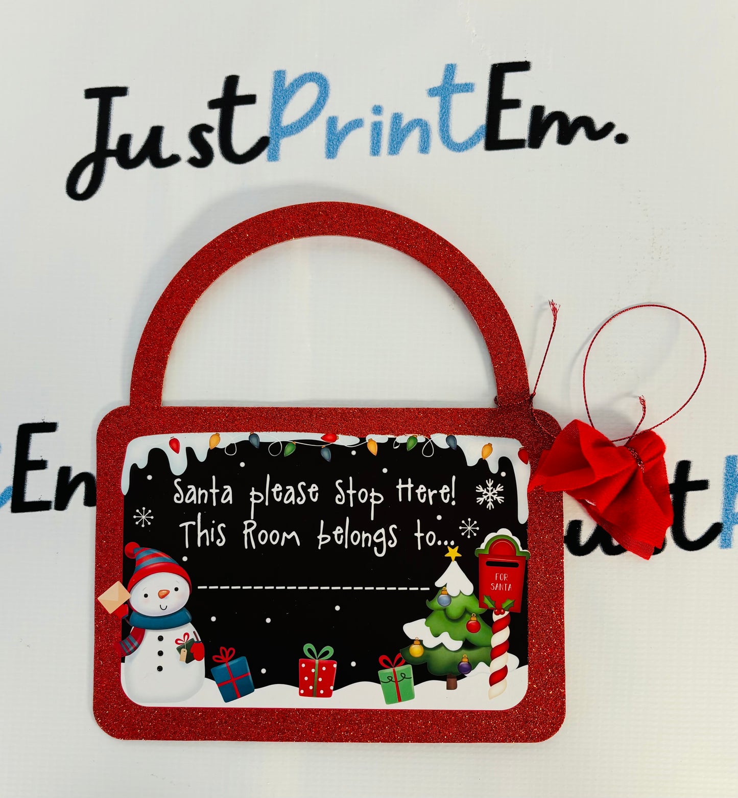 Christmas - Hanging Door Sign