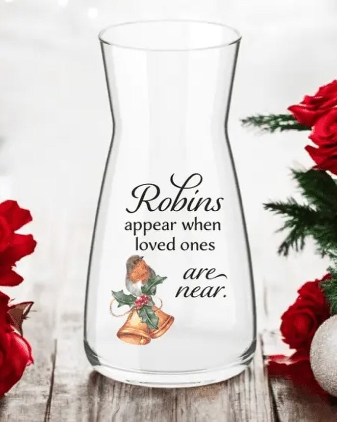 Memorial Robins Vase