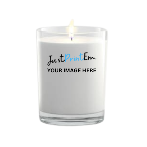 White Custom Candle