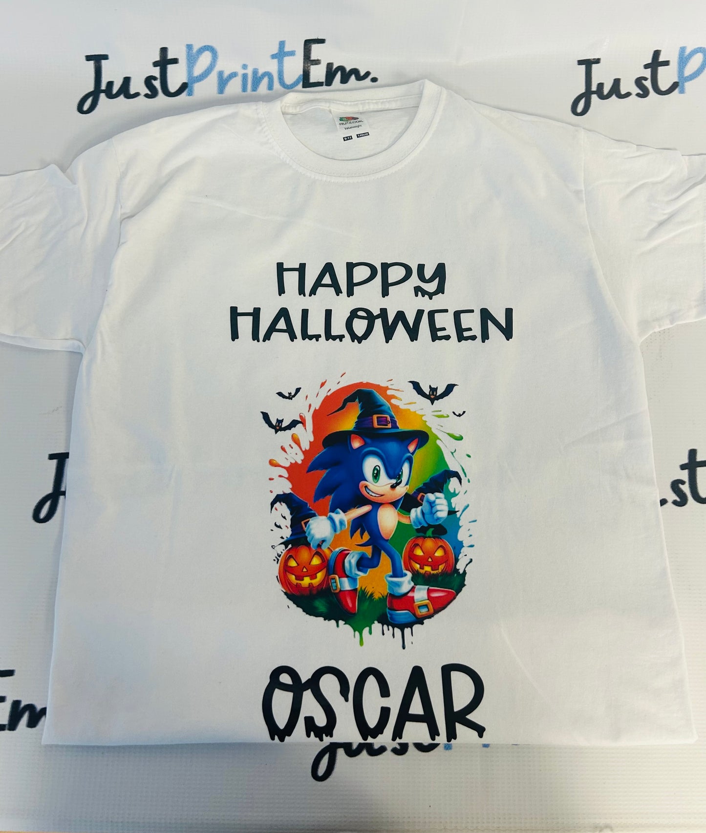Mixed Halloween Design - White T/Shirt - Long Sleeve Top - Jumper - Hoody