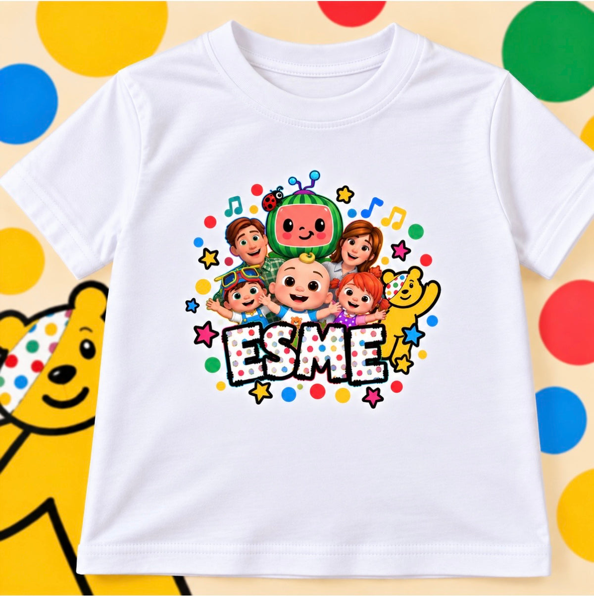 Children in Need Tops - Cocomelon
