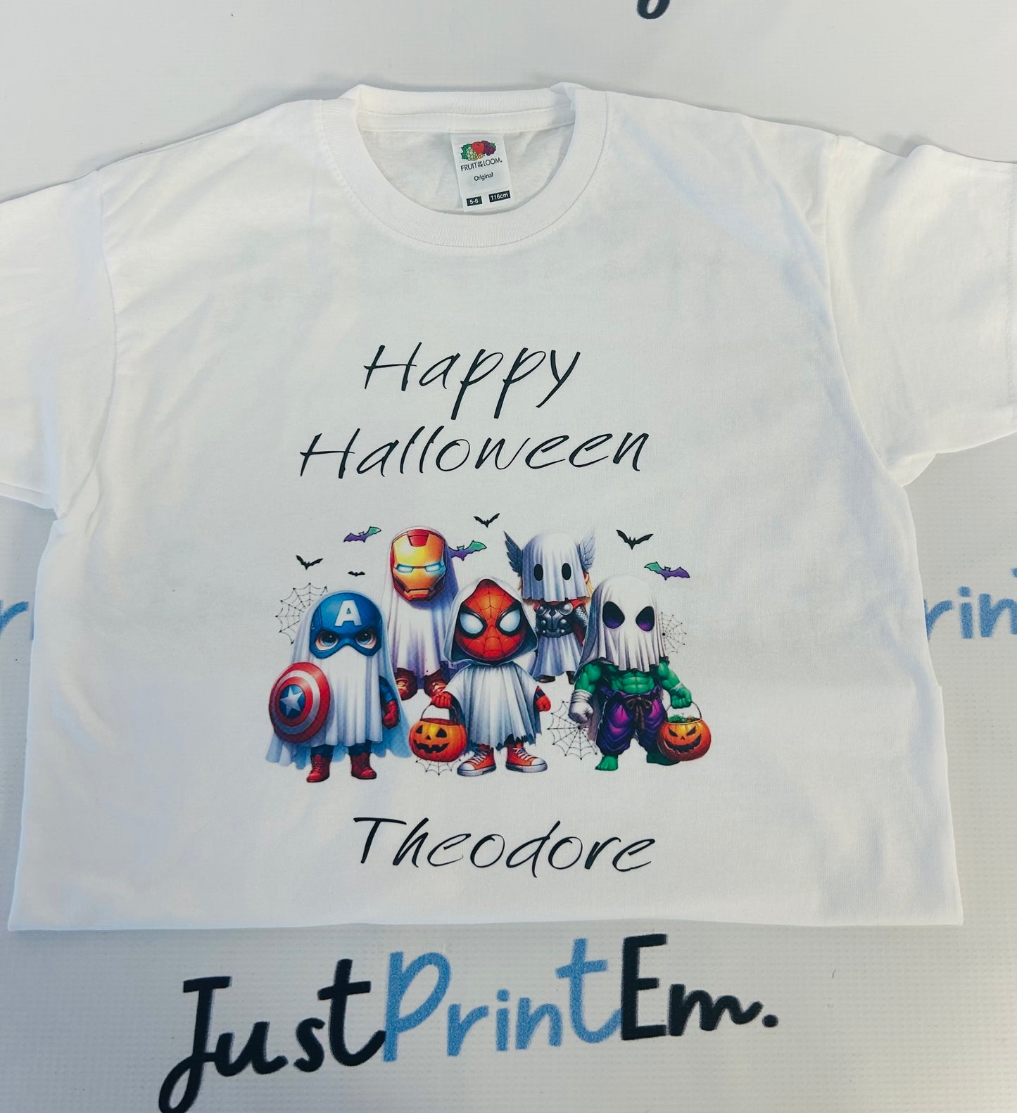 Mixed Halloween Design - White T/Shirt - Long Sleeve Top - Jumper - Hoody