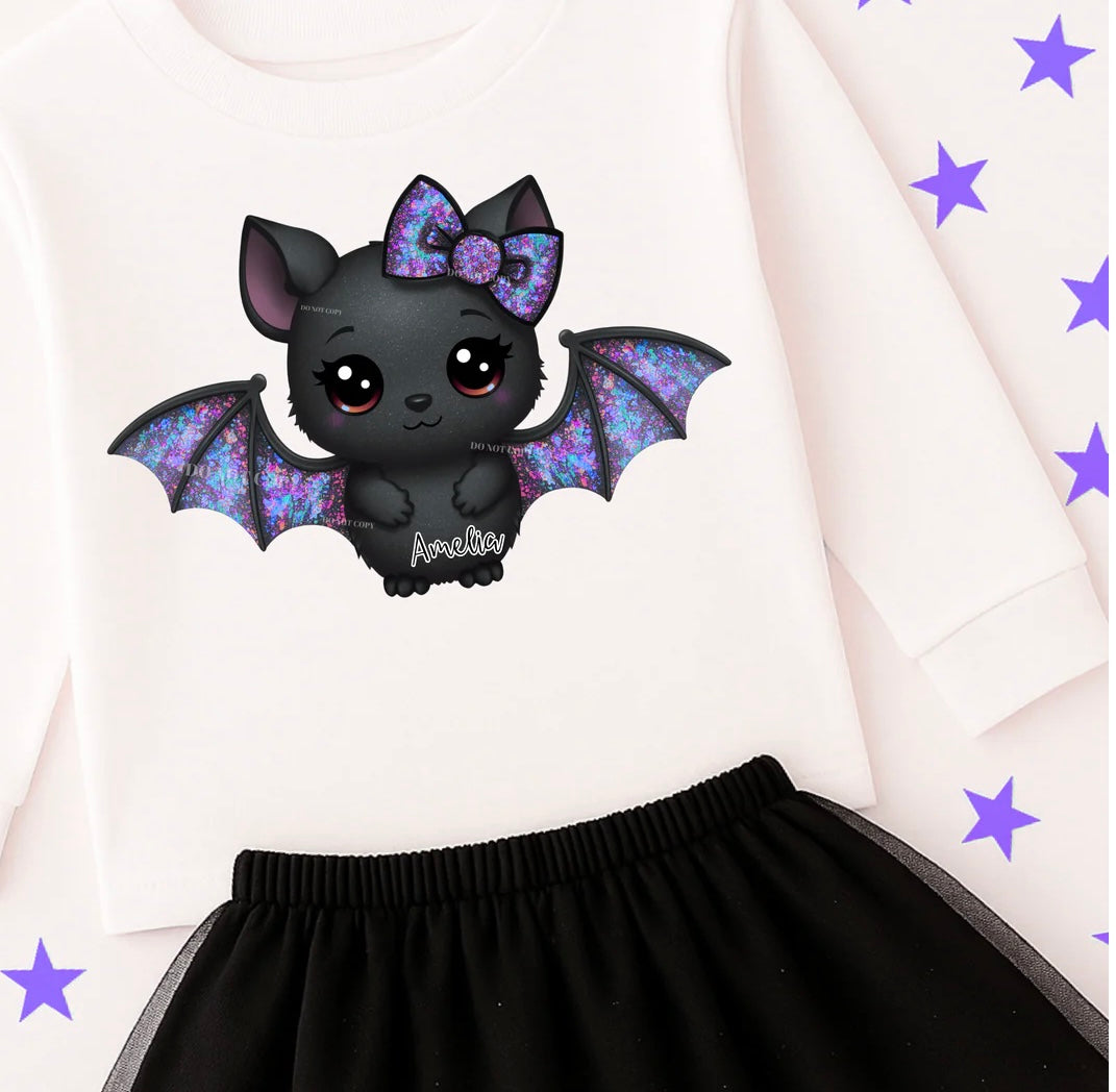 Bat - Vest - White T/Shirt - Long Sleeve Top - Jumper - Hoody- Tutu