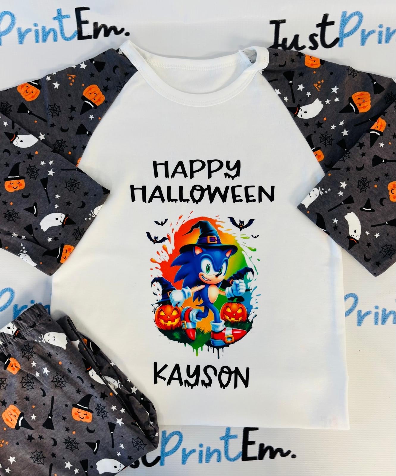 Sonic Halloween Pjs