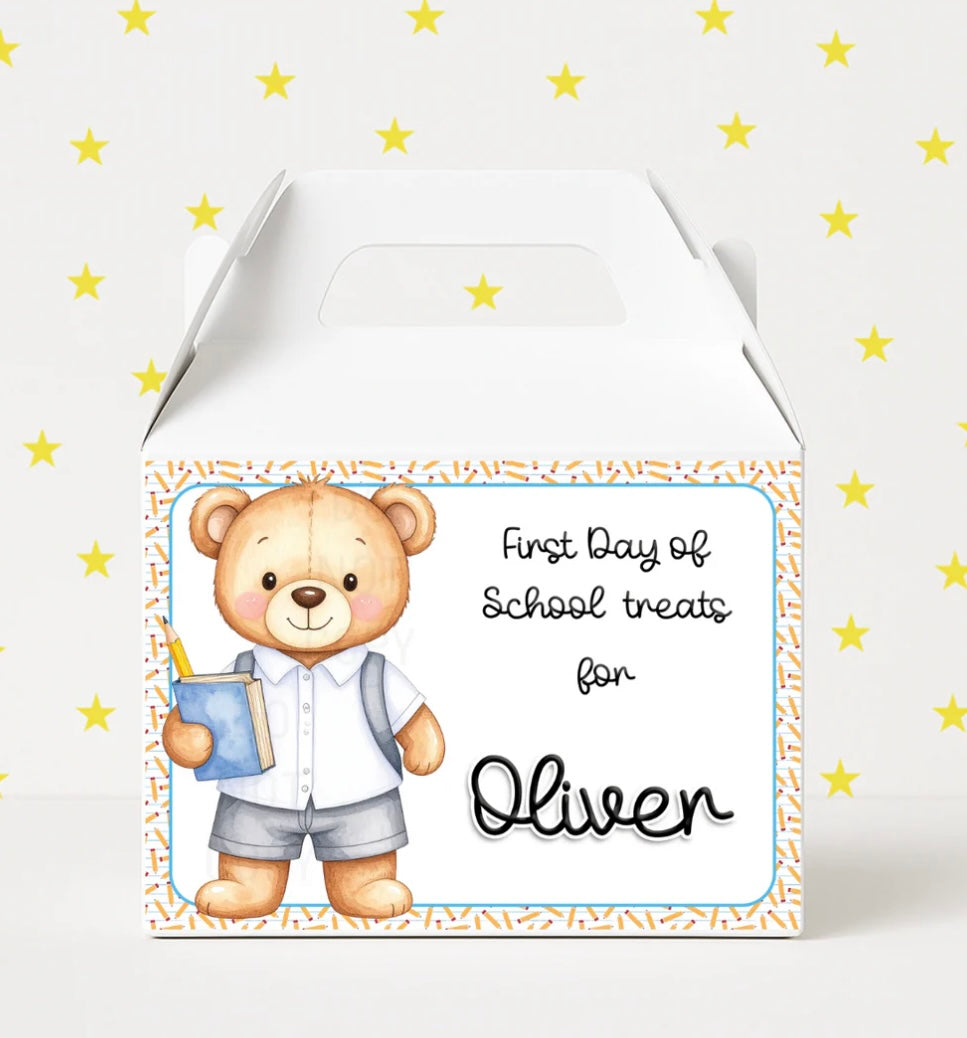 First Day at School Treat Box