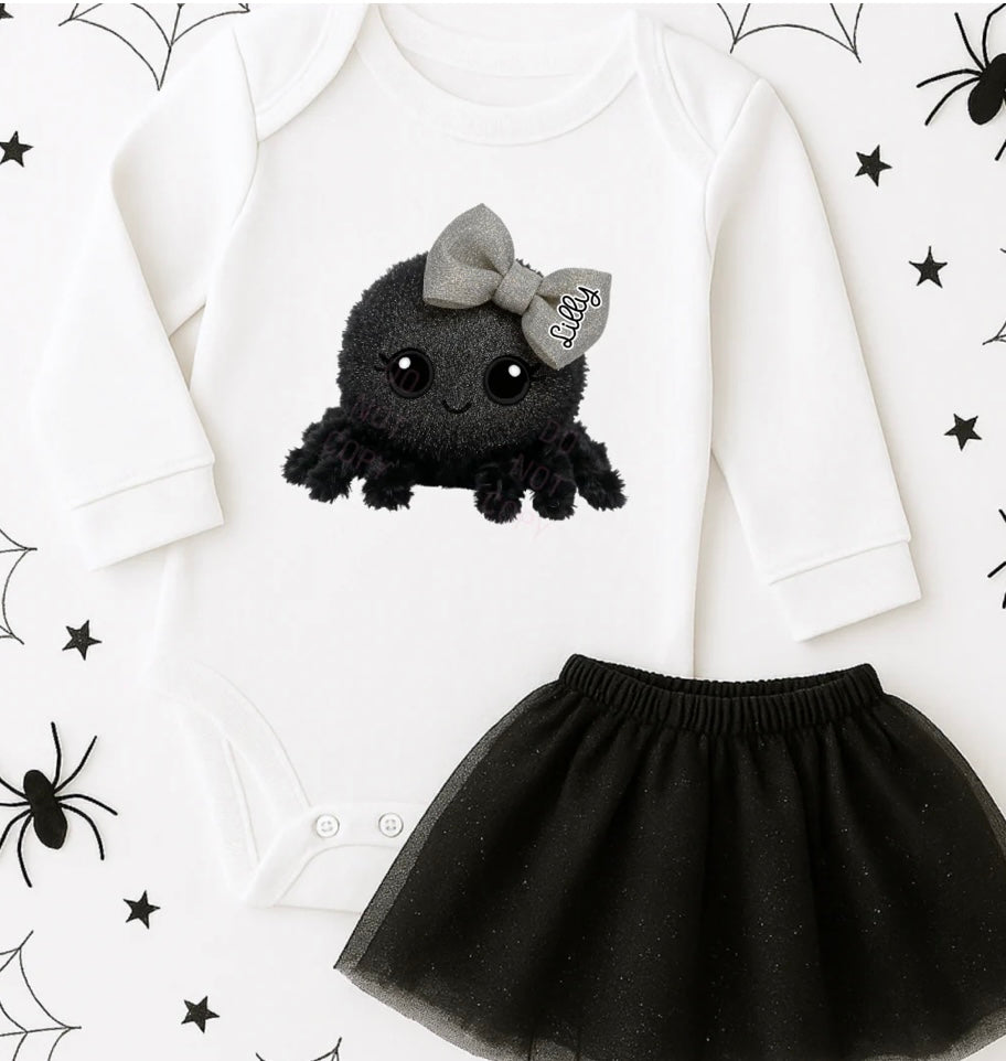 Spider - Vest - White T/Shirt - Long Sleeve Top - Jumper - Hoody- Tutu