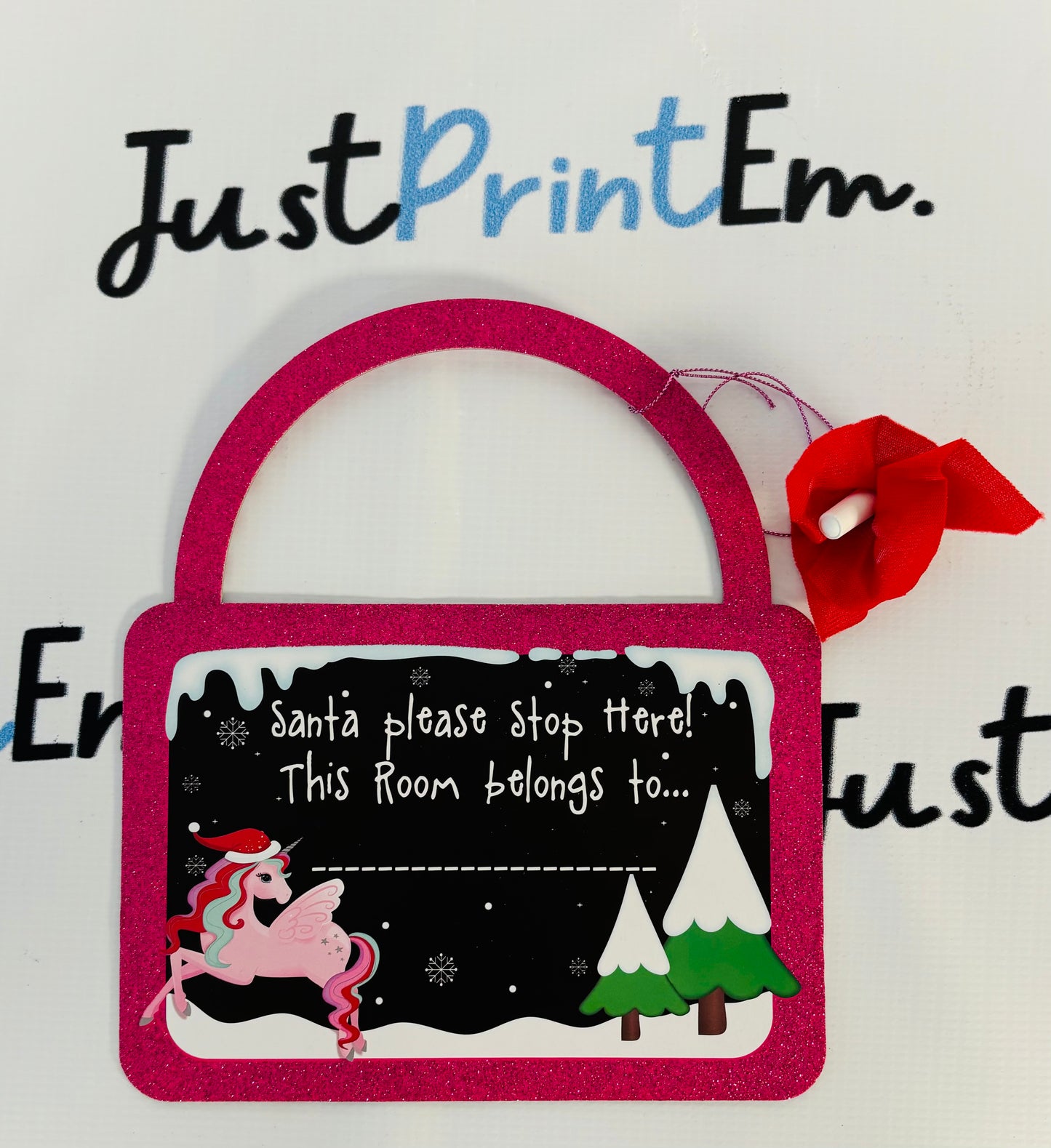 Christmas - Hanging Door Sign