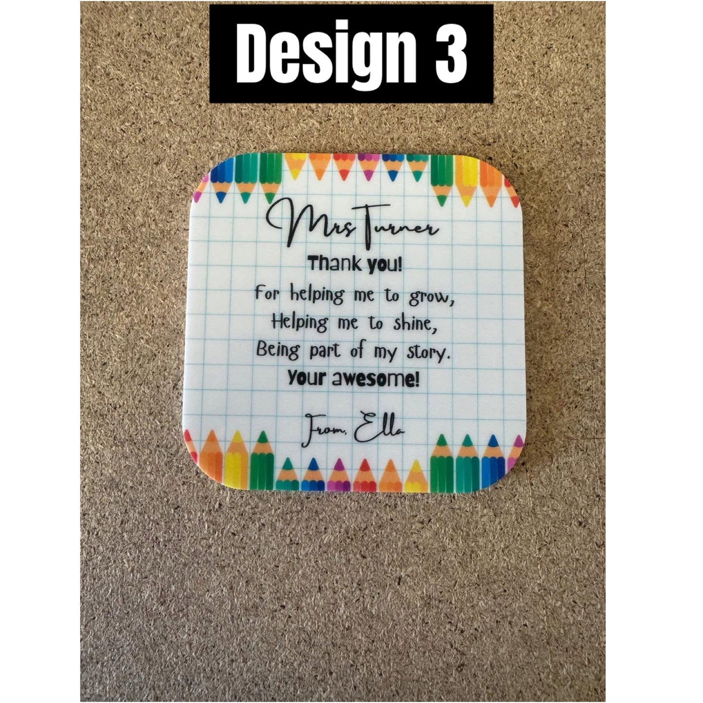 Teacher Coasters