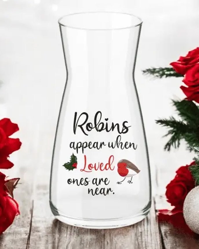 Memorial Robins Vase