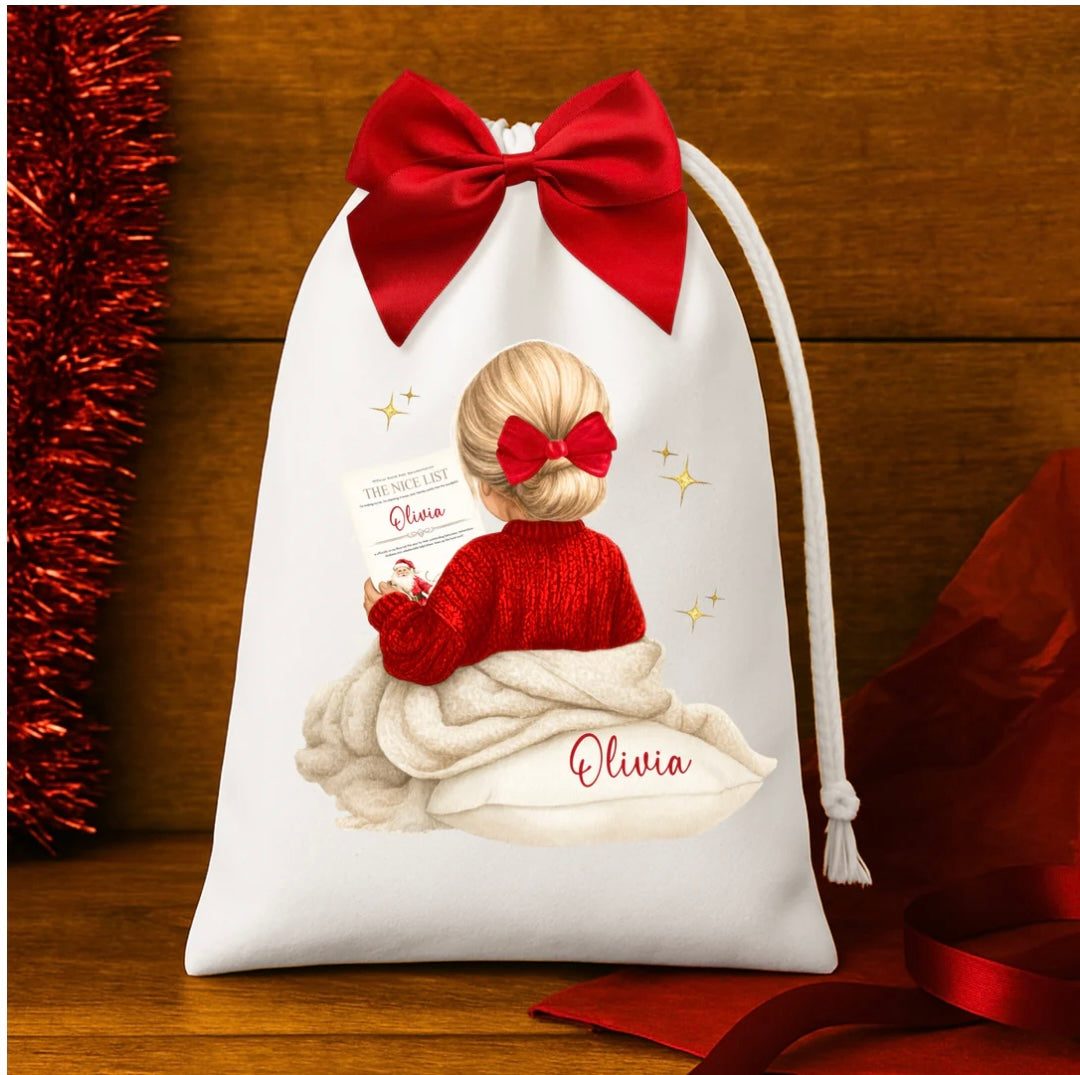 Nice List Christmas Sacks