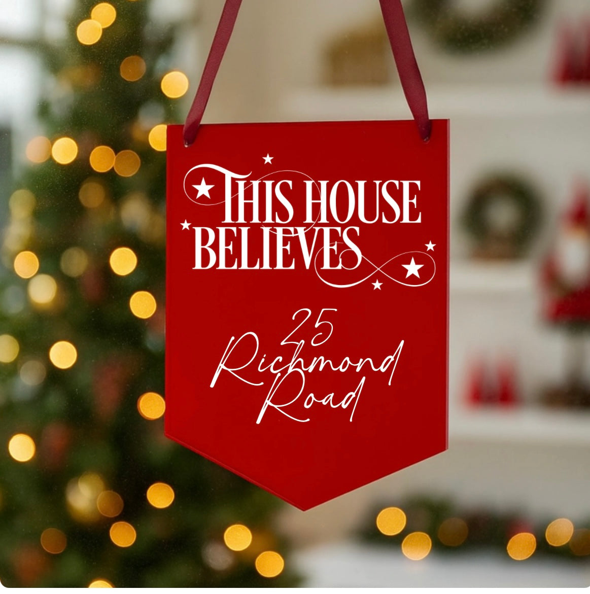 Christmas Hanging Plaque