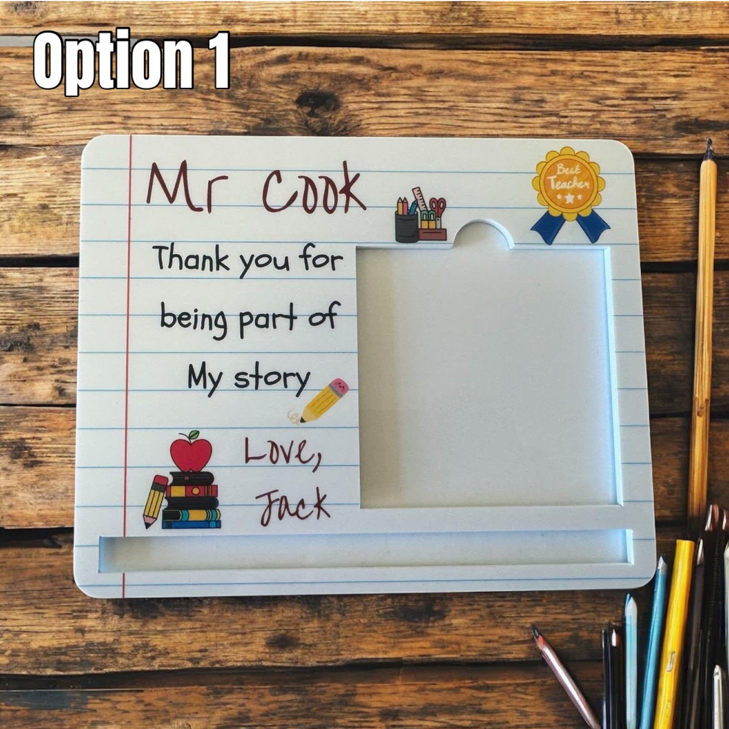 Teacher Post-it-Notes & Pen Holder