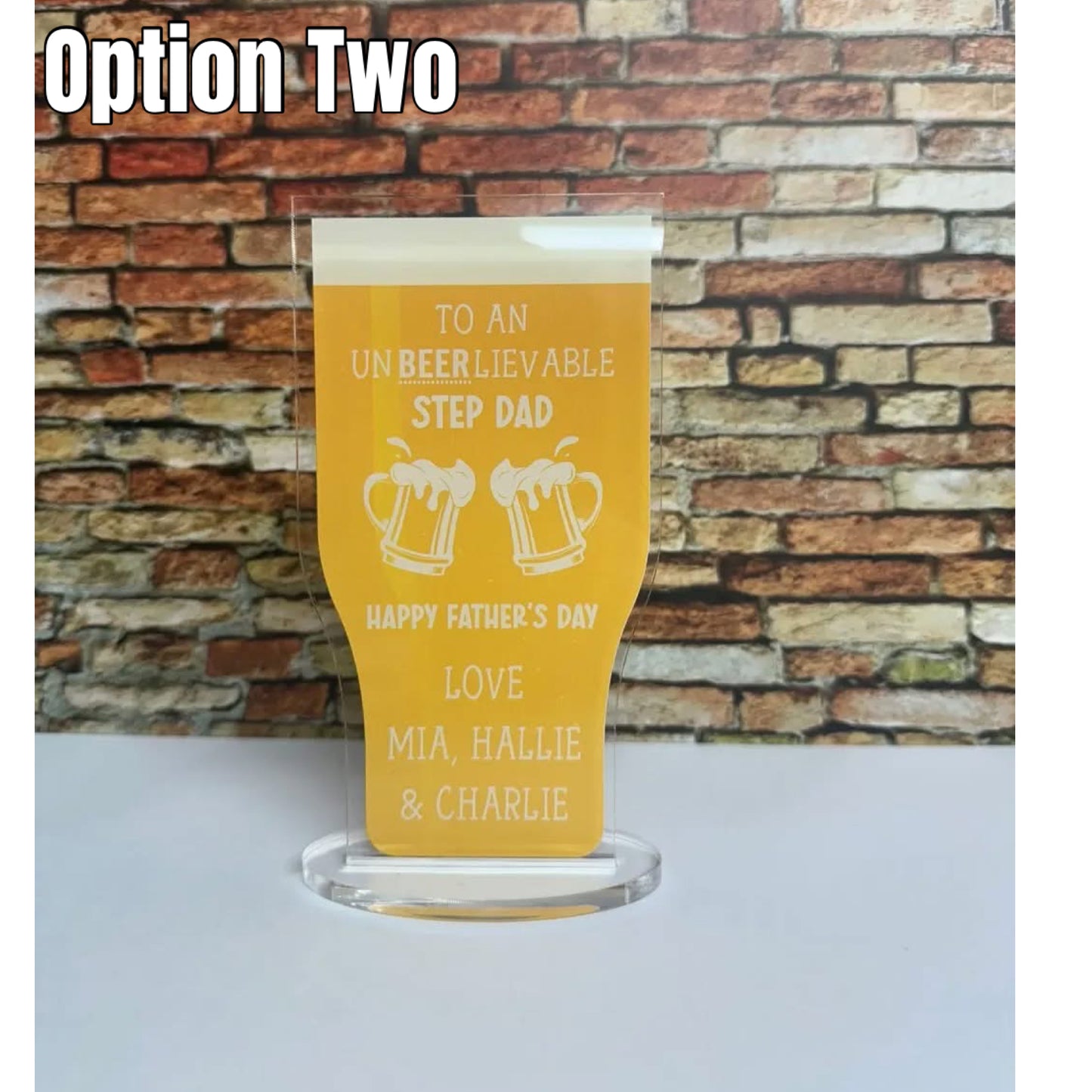 Acrylic Beer Signs