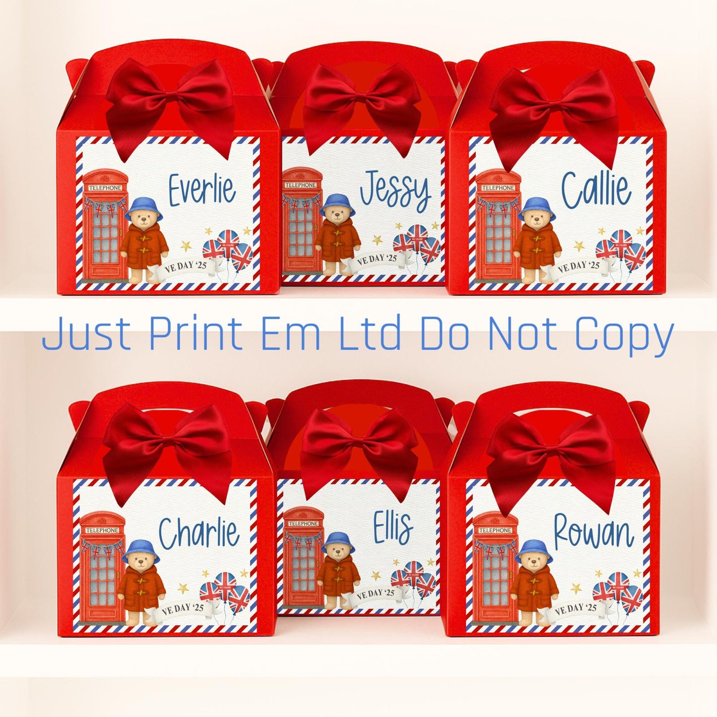 VE Day Treat Boxes
