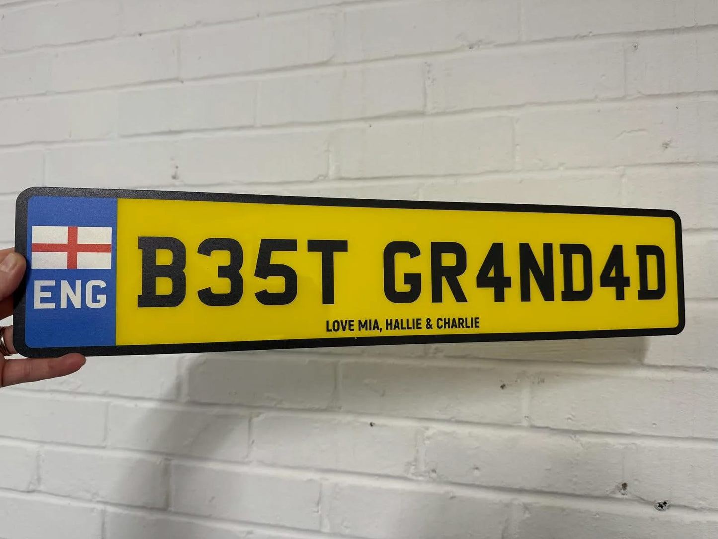 Novelty Number Plate