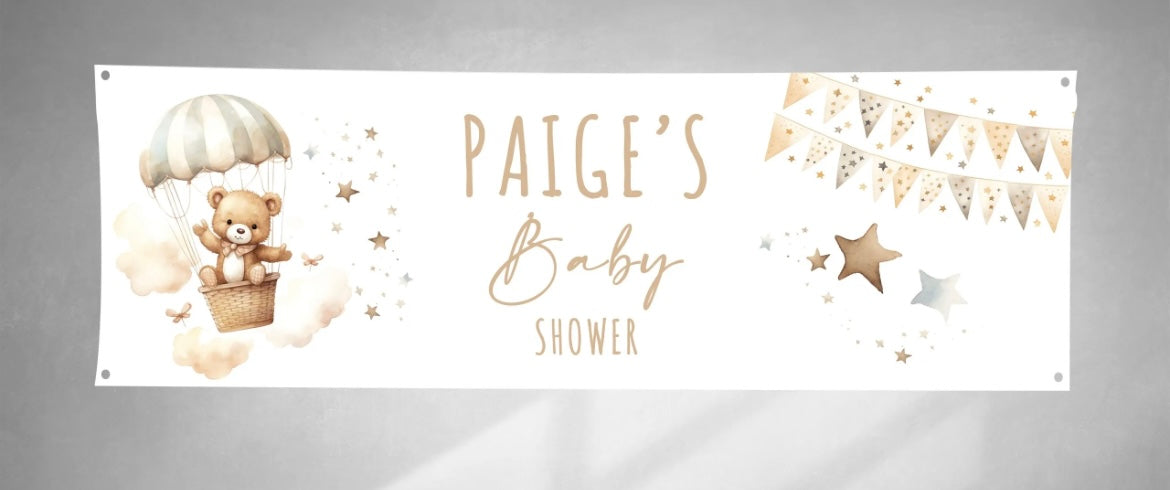 Baby Shower Banners - Mixed Colours
