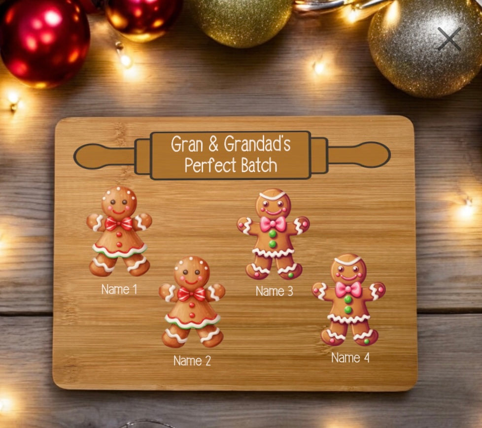 Gingerbread Bamboo Chopping Board