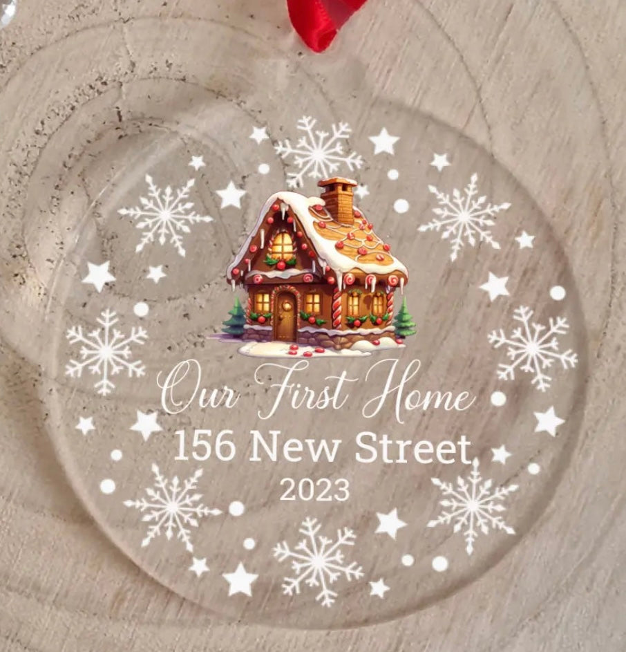 Our First Home Christmas Tree Decoration