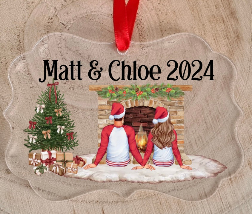 Family Personalised Christmas Tree Decoration