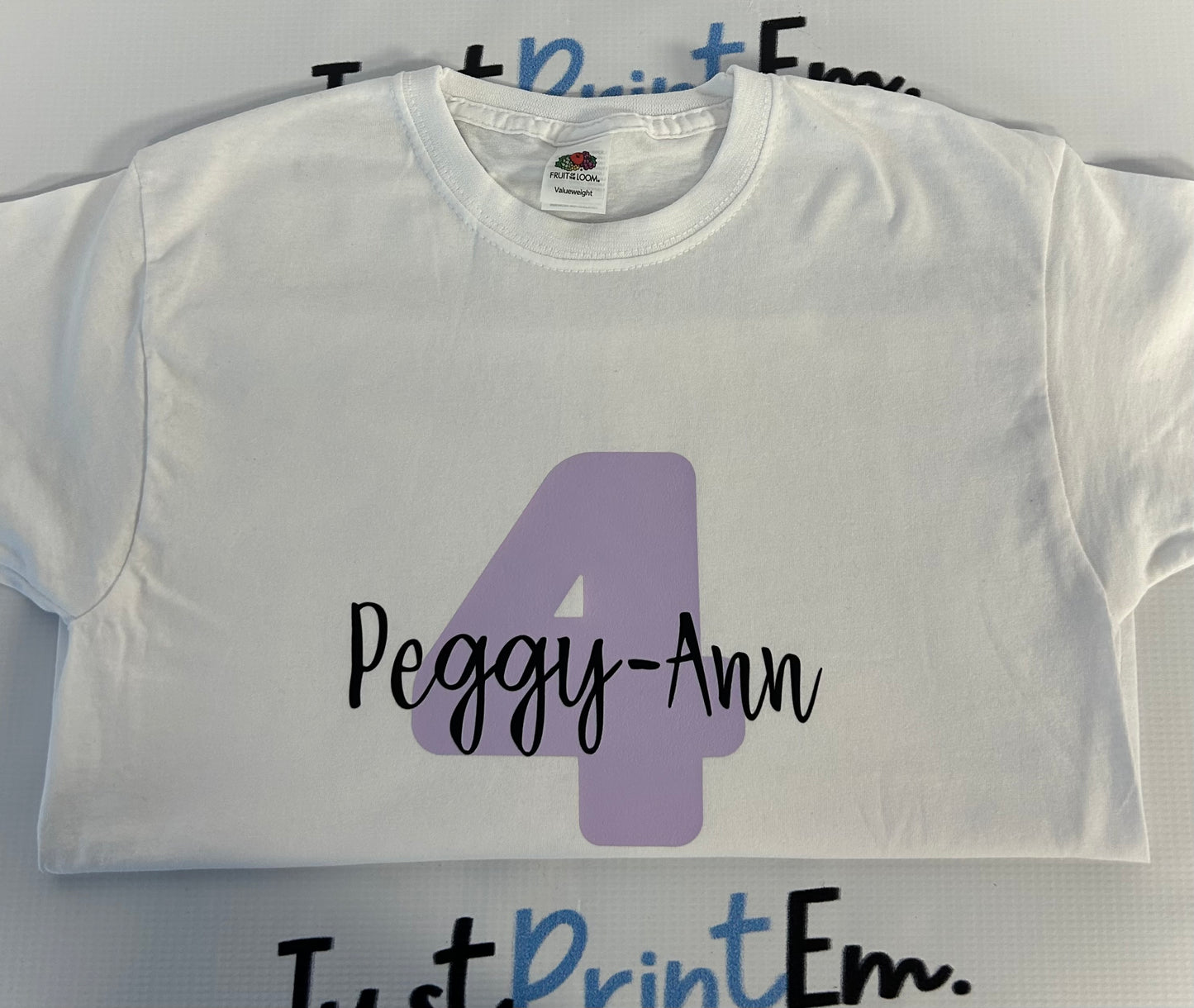 Short Sleeve Children Birthday Custom T-Shirts