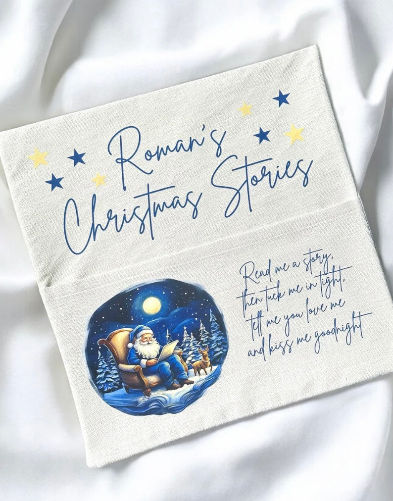 Christmas Book Cushion Cover