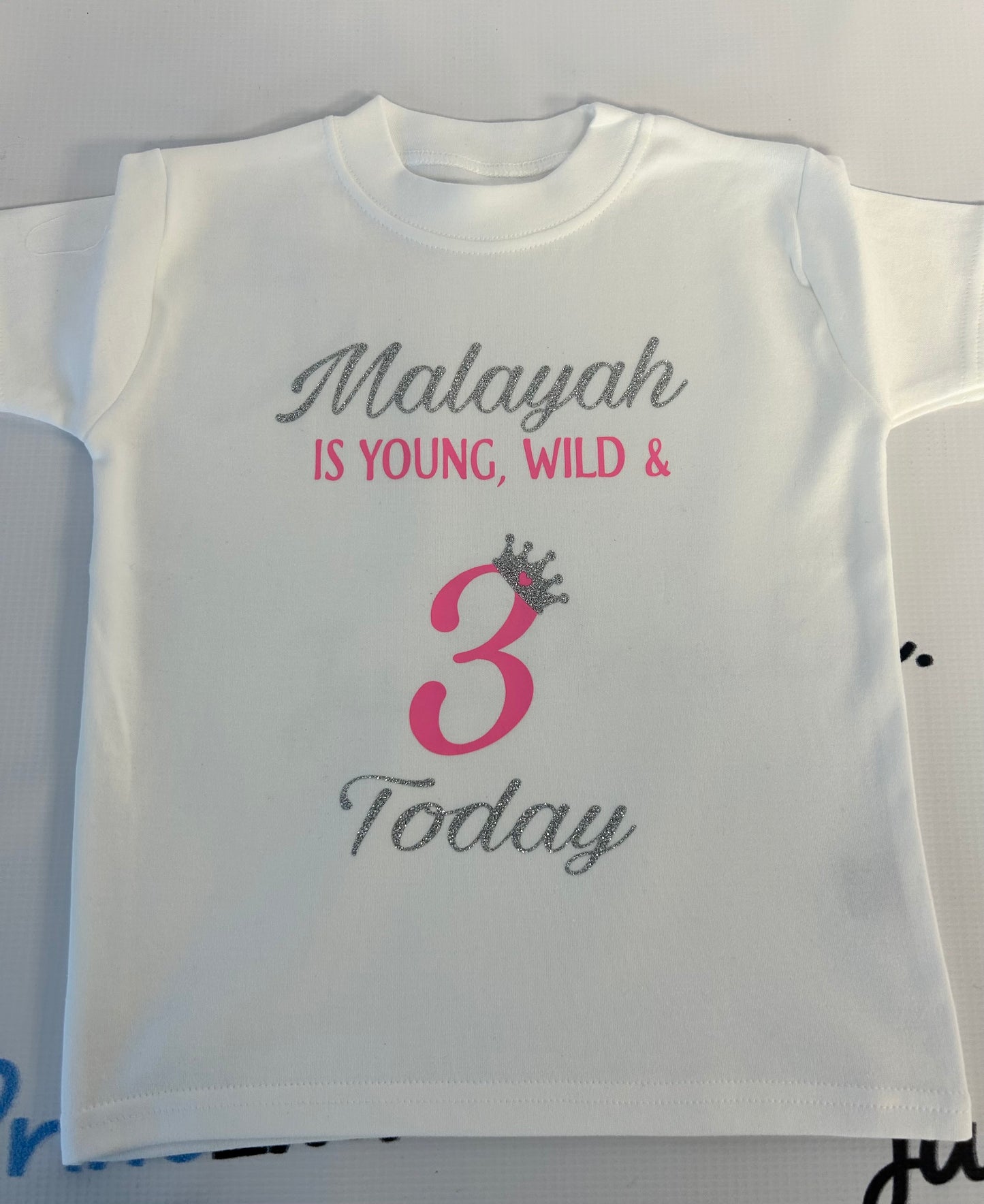 Short Sleeve Children Birthday Custom T-Shirts