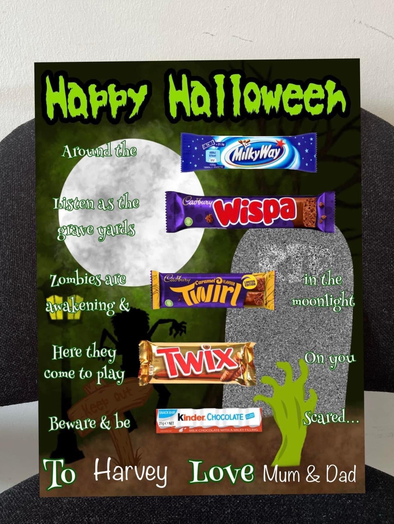 Halloween Chocolate Board