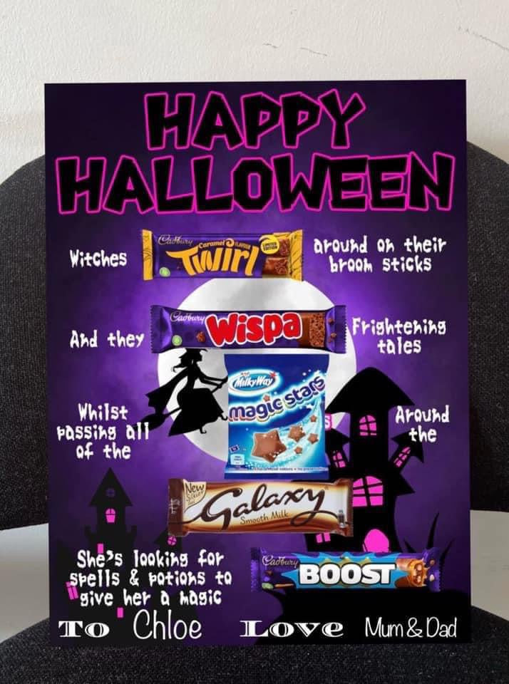 Halloween Chocolate Board