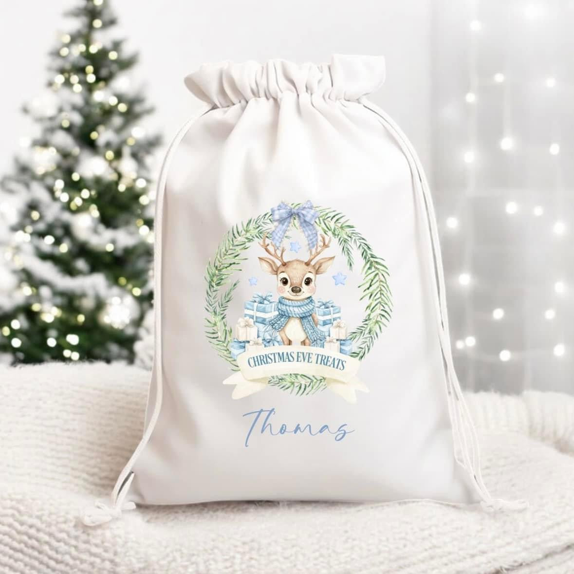Christmas Reindeer Sacks