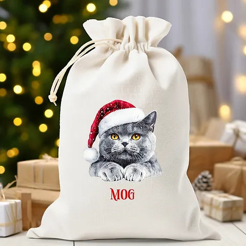 Cat Christmas Sacks