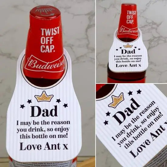 I/We May Be The Reason You Drink Bottle Tag