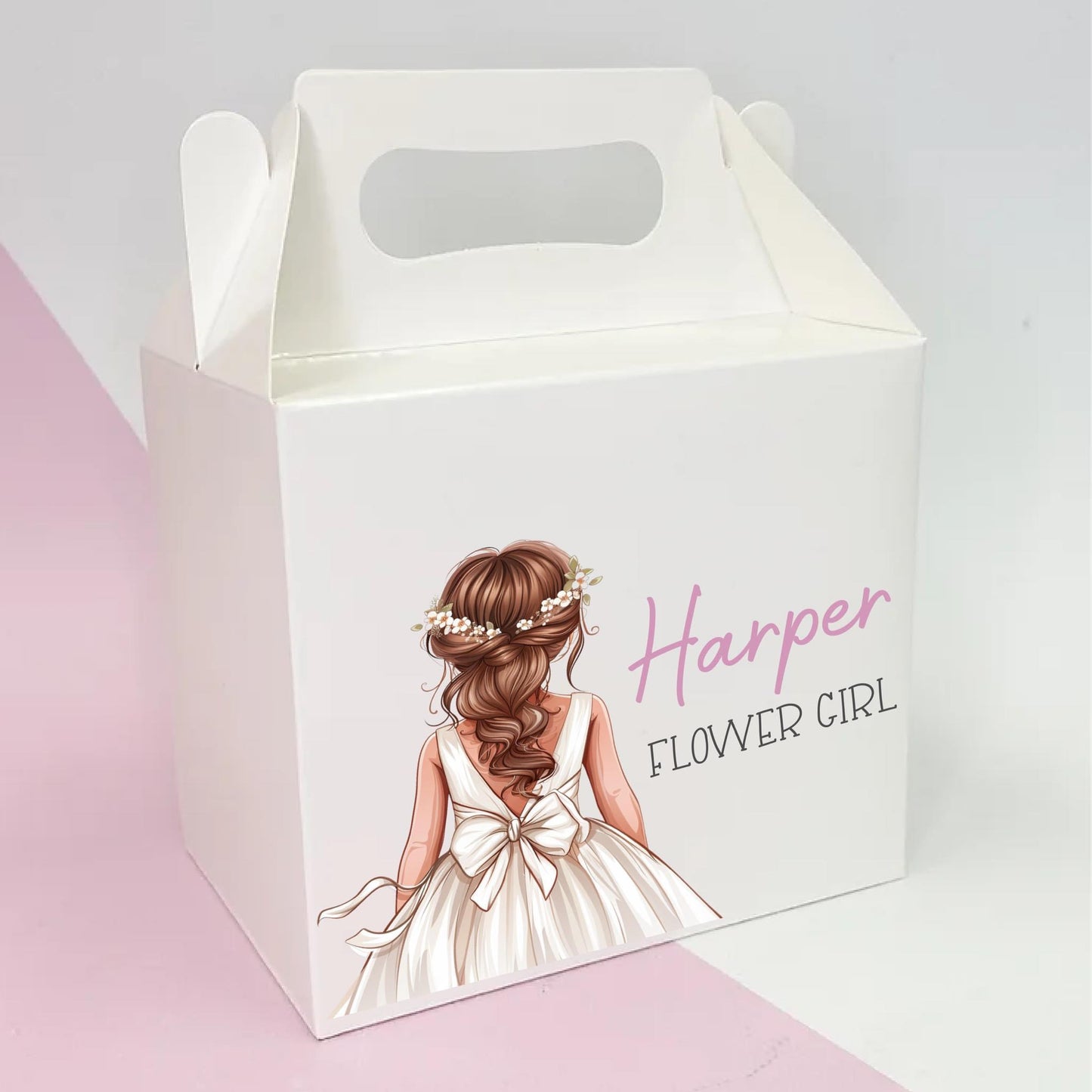 Wedding Flower Girl Treat Box