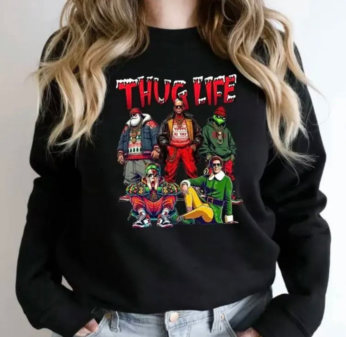 Thug Life Christmas Jumper
